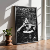 Kylie Jenner Chanel | Bold Pool Fashion Wall Art Print - Print
